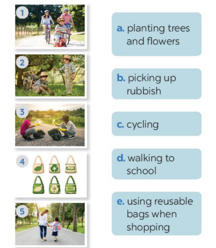 Tiếng Anh lớp 6 unit 11 Getting started