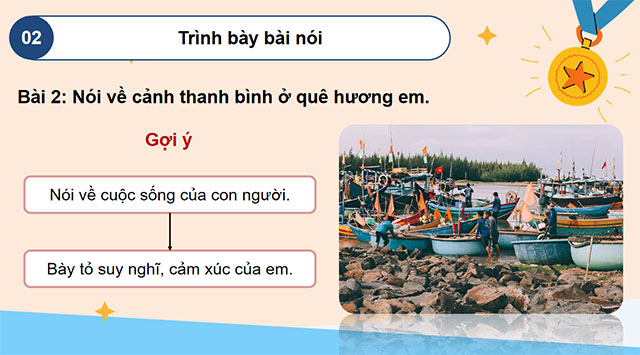 PowerPoint Tiếng Việt 5 Nói về cuộc sống thanh bình