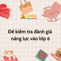 Đề kiểm tra đánh giá năng lực vào lớp 6 tỉnh Kiên Giang