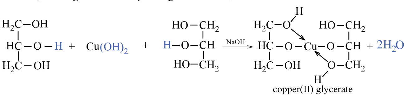 Phản ứng glycerol