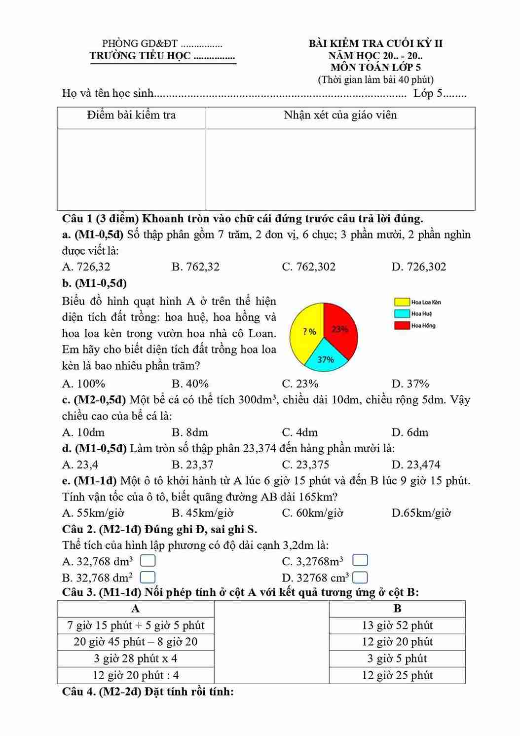 De thi HK2 mon Toan 5 KNTT De so 10 1*688689