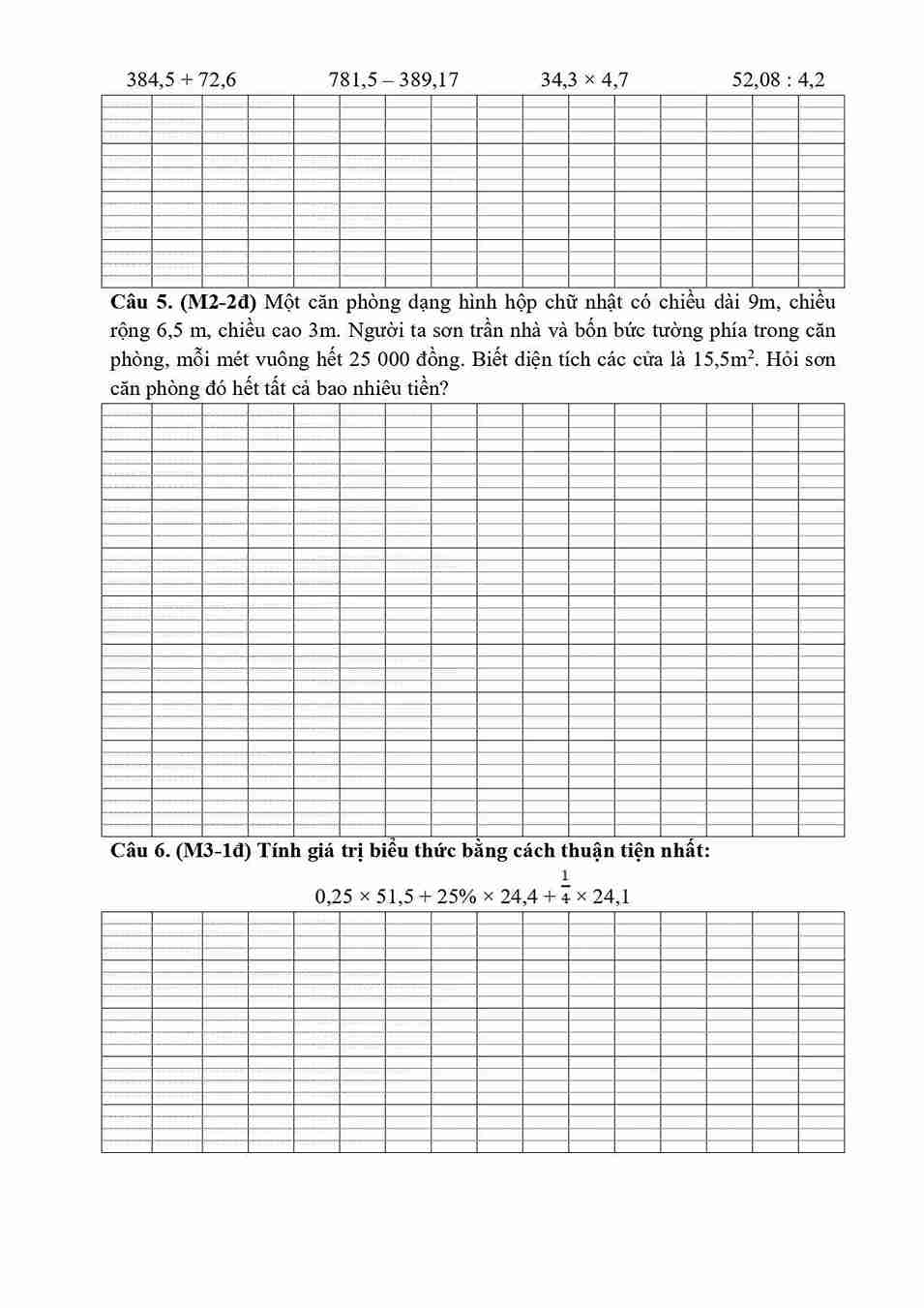 De thi HK2 mon Toan 5 KNTT De so 10 2*688688