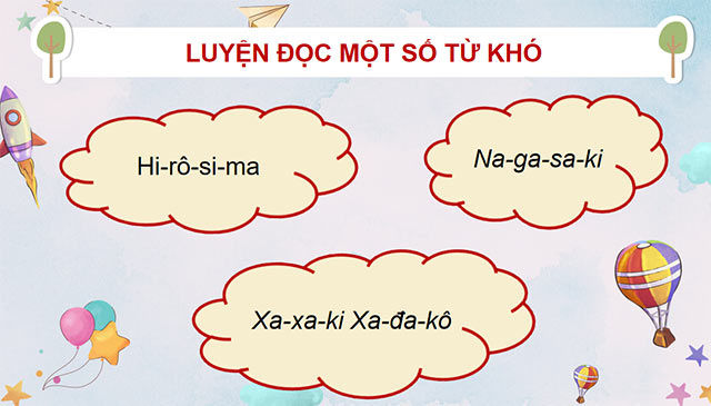 PowerPoint Tiếng Việt 5 Những con hạc giấy