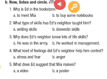 Tiếng Anh 11 i-Learn Smart World Workbook Unit 8 Lesson 3