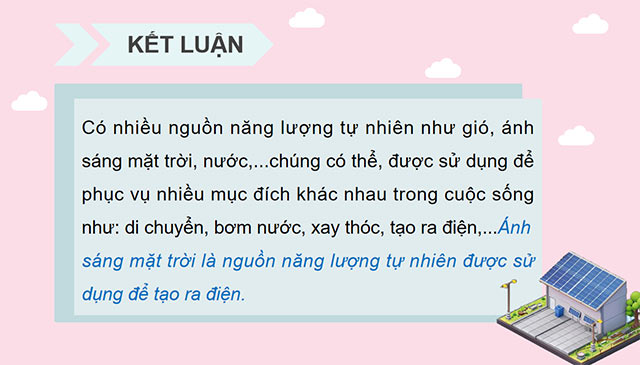 PowerPoint Công nghệ 5 Mô hình điện mặt trời