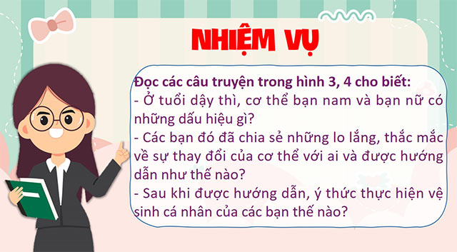 PowerPoint Khoa học 5 Chăm sóc và bảo vệ sức khoẻ tuổi dậy thì