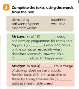 Tiếng Anh 9 Global Success Unit 12 A Closer Look 1