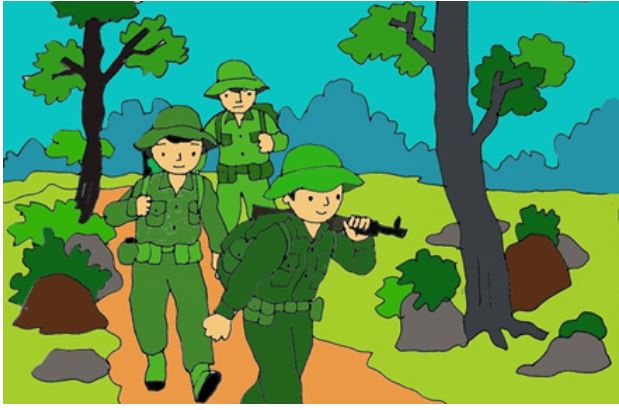 Đoạn văn hoặc bài thơ ngắn về một chiến sĩ quân đội 