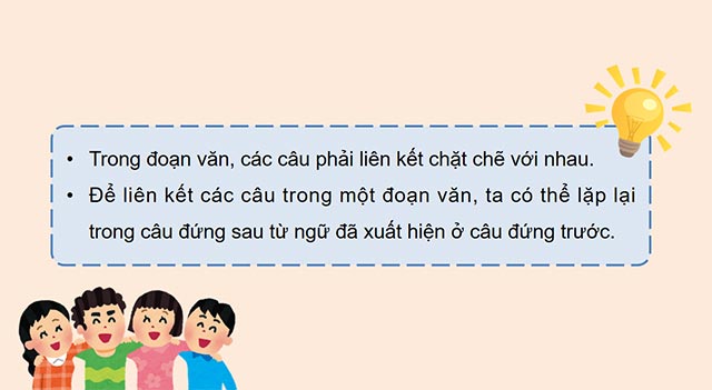 PowerPoint Tiếng Việt 5 Liên kết các câu trong đoạn văn bằng cách lặp từ ngữ