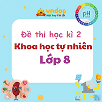 Đề kiểm tra học kì 2 lớp 8 môn KHTN năm 2025