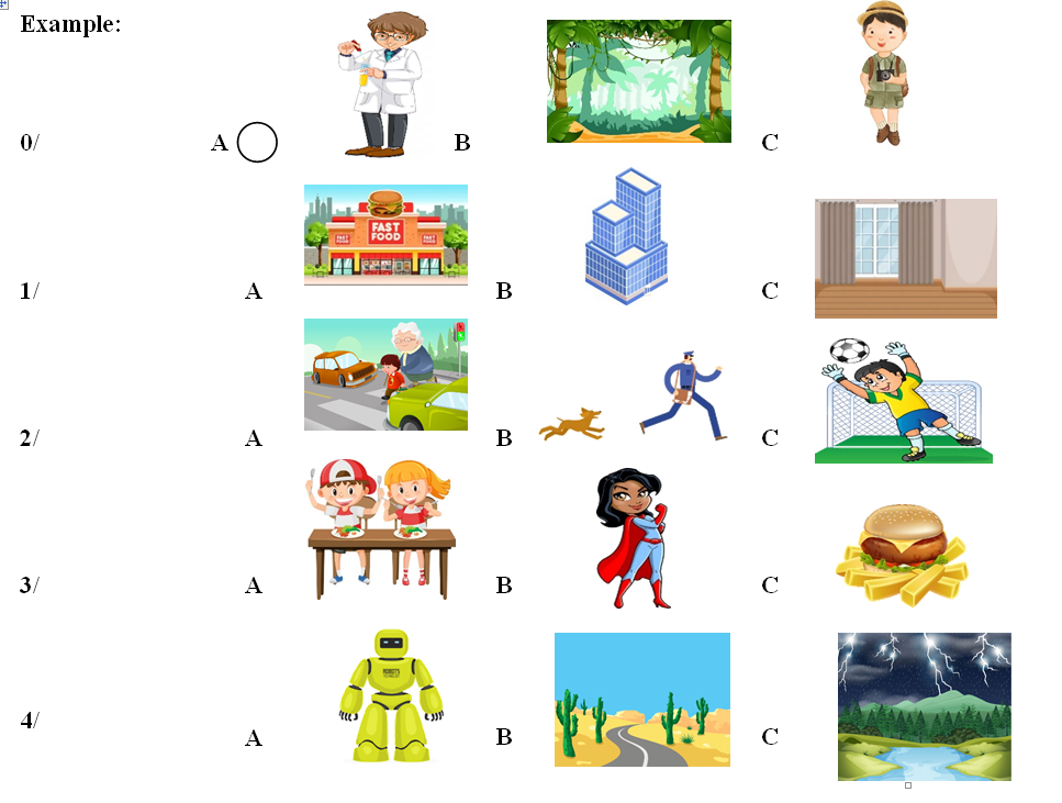 Đề thi học kì 2 tiếng Anh 5 Family and Friends số 1