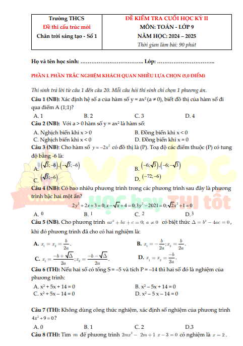 Bo de thi HK2 Toan 9 CTST Cau truc moi nam 2025*692575