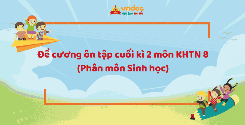 Đề cương ôn tập cuối kì 2 môn KHTN 8 (Phân môn Sinh học)