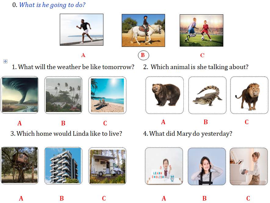 Đề thi học kì 2 tiếng Anh 5 Wonderful World số 3