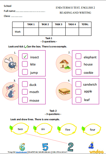 de thi tieng anh lop 1 hoc ki 2 smart start so 4 2*693165