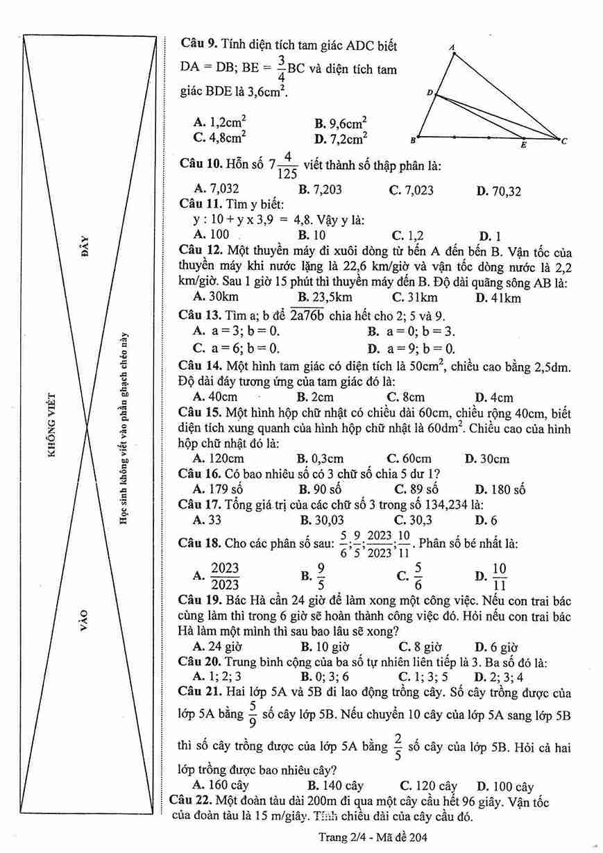 de kiem tra danh gia nang luc vao lop 6 2*693785