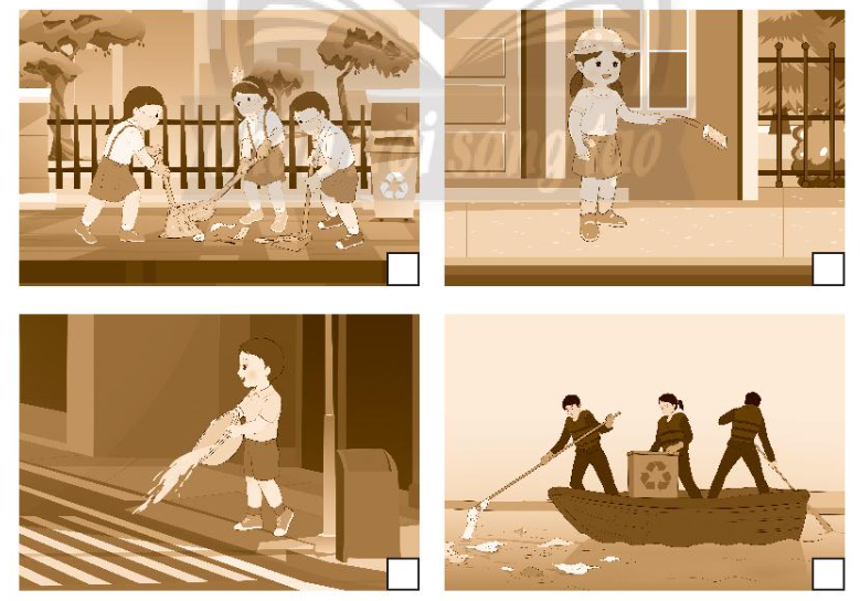 Vở bài tập Tự nhiên và xã hội lớp 3 trang 14, 15 Bài 4: Giữ vệ sinh xung quanh nhà - Chân trời sáng tạo (ảnh 1)