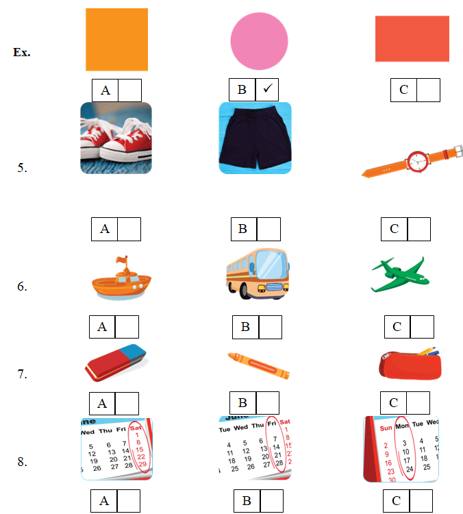 Đề thi Tiếng Anh lớp 2 học kì 2 i-Learn Smart Start số 2