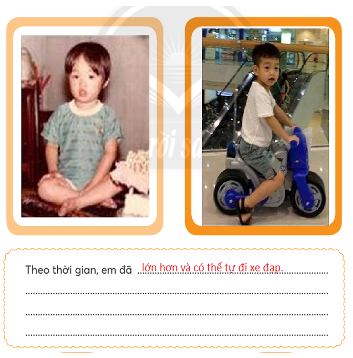 Vở bài tập Tự nhiên và xã hội lớp 3 trang 8, 9, 10 Bài 2: Kỉ niệm đáng nhớ của gia đình - Chân trời sáng tạo (ảnh 1)