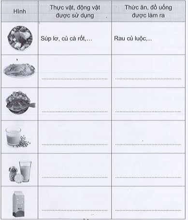Vở bài tập Tự nhiên và xã hội lớp 3 trang 46, 47, 48, 49 Bài 14: Sử dụng hợp lí thực vật và động vật - Cánh diều (ảnh 1)