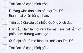 Vở bài tập Tự nhiên và xã hội lớp 3 trang 68, 69 Bài 21: Hình dạng Trái Đất. Các đới khí hậu - Cánh diều (ảnh 1)