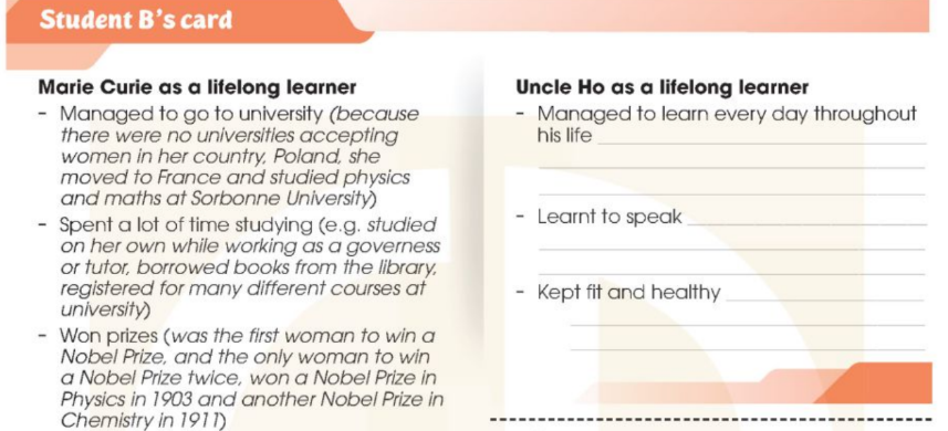 Tiếng Anh 12 Unit 10 Speaking Global Success