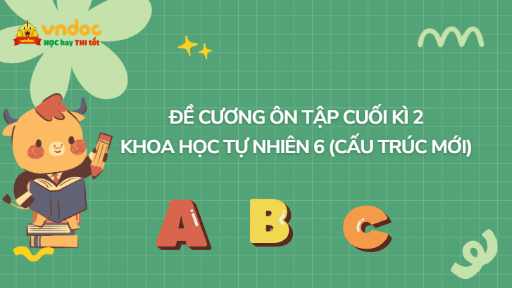 Đề cương ôn tập cuối kì 2 KHTN 6 (Cấu trúc mới)