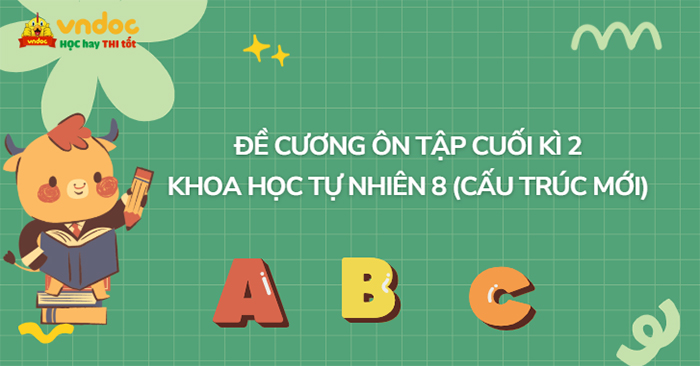 Đề cương ôn tập cuối kì 2 KHTN 8 (Cấu trúc mới)