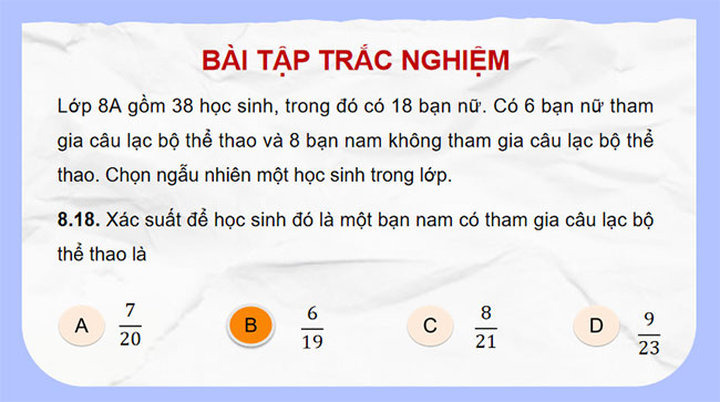 PowerPoint Toán 8 Bài tập cuối chương 8