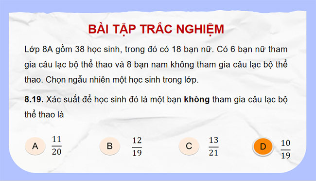 PowerPoint Toán 8 Bài tập cuối chương 8