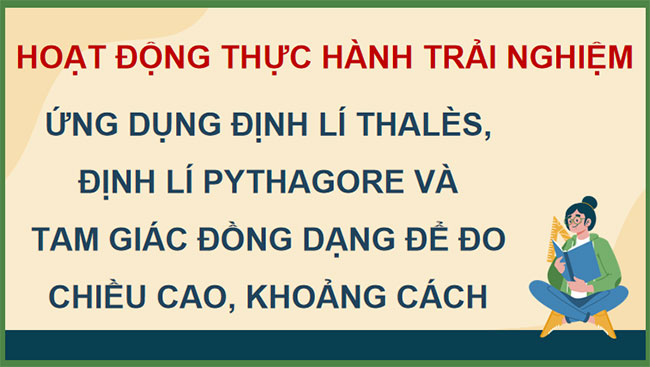 Ứng dụng định lí Thalès