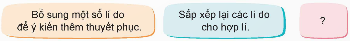 Viết: Luyện tập tìm ý cho đoạn văn nêu lí do tán thành hoặc phản đối một hiện tượng, sự việc