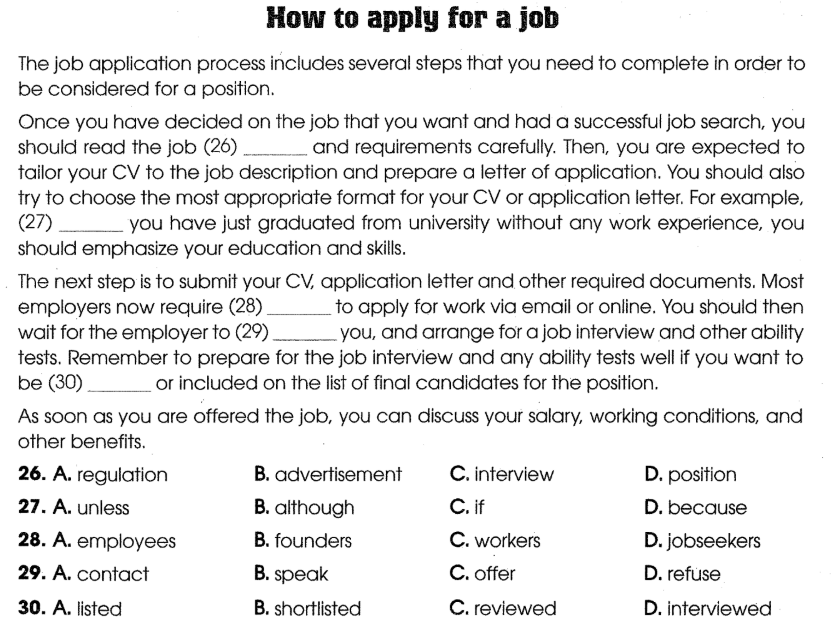 Sách bài tập Tiếng Anh 12 Global Success Test Yourself 4