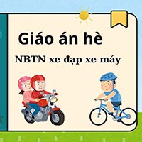 Giáo án dạy hè lớp nhà trẻ: NBTN xe đạp xe máy