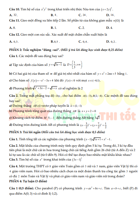 Bo de thi HK2 Toan 10 Canh Dieu Cau truc moi nam 20251*700003