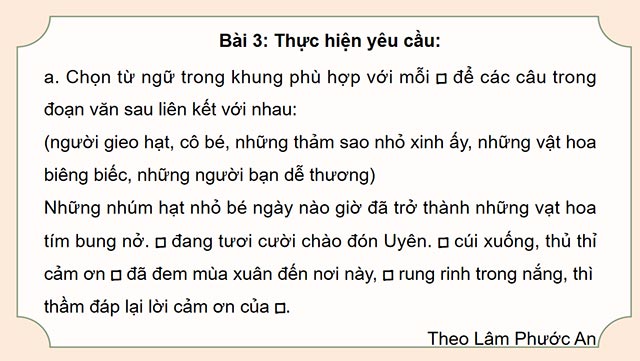 PowerPoint Tiếng Việt 5  Liên kết các câu trong đoạn văn bằng cách thay thế từ ngữ