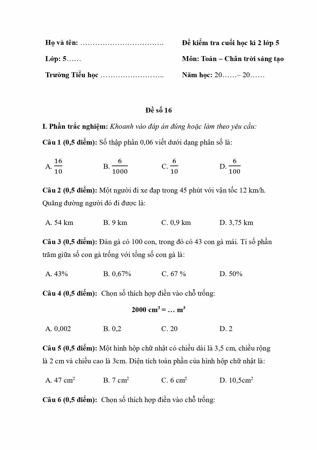 de thi toan 5 cuoi ki 2 sach ctst de 16 page 0001*700225
