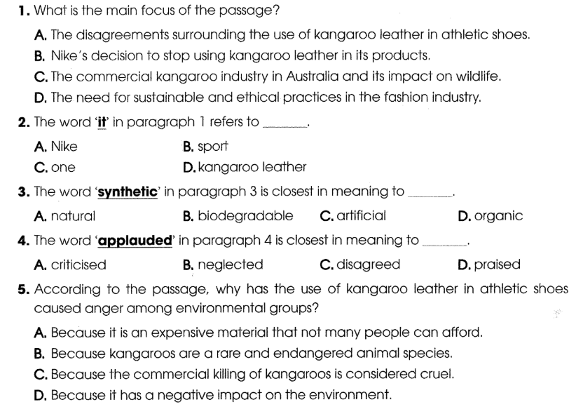Sách bài tập Tiếng Anh 12 Global Success Unit 8 Reading 