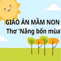 Giáo án: Thơ 'Nắng bốn mùa'