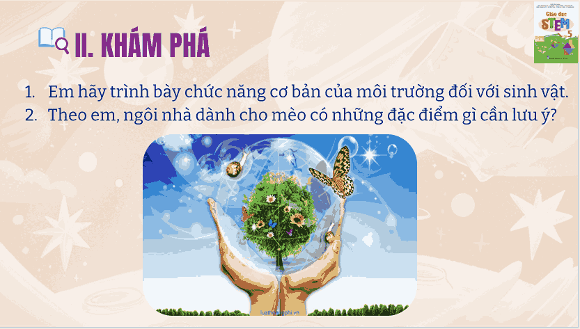 PowerPoint STEM Ngôi nhà dành cho mèo