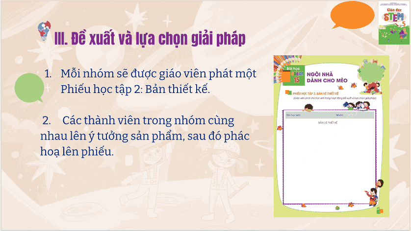 PowerPoint STEM Ngôi nhà dành cho mèo