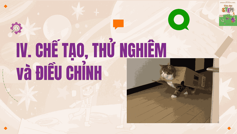 PowerPoint STEM Ngôi nhà dành cho mèo