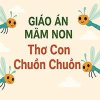 Giáo án: Thơ Chuồn chuồn