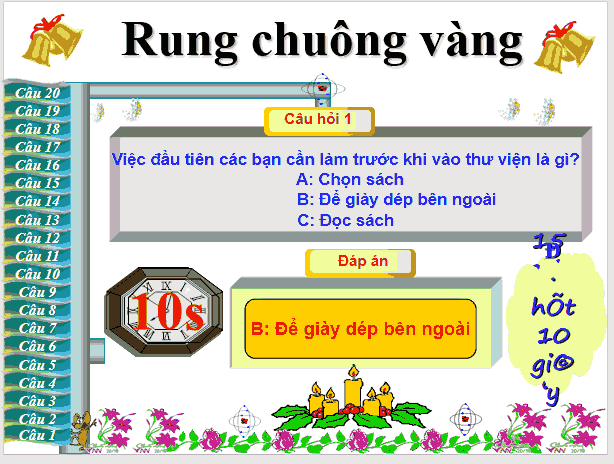 PowerPoint Rung chuông vàng lớp 4