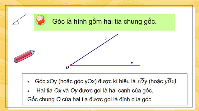 PowerPoint Toán 6 Bài 5: Góc