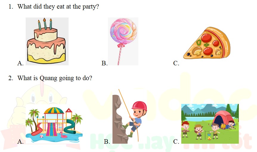 Đề thi học kì 2 tiếng Anh 5 English Discovery số 1 - Task 1.1