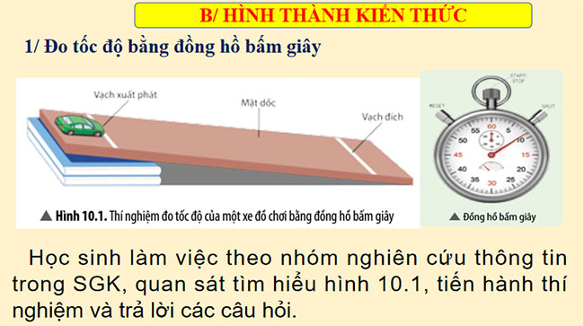 KHTN 7 Bài 10 Đo tốc độ