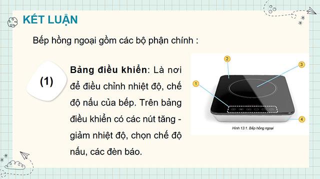 PowerPoint Công nghệ 6 Bài 13: Bếp hồng ngoại