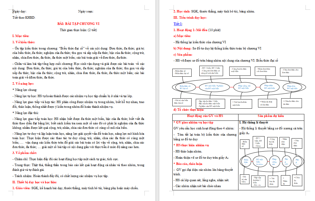PowerPoint Toán 7 Bài tập cuối chương 6