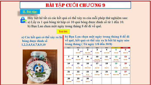 PowerPoint Toán 6 Bài tập cuối chương 9